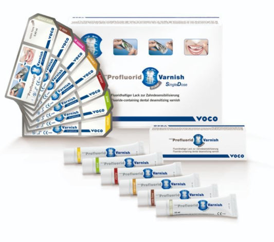 PROFLUORID VARNISH SINGLEDOSE PINA COLADA X50ST.