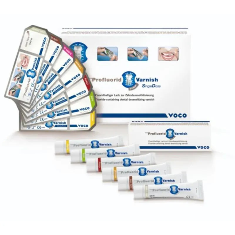 PROFLUORID VARNISH SINGLEDOSE PINA COLADA X50ST.