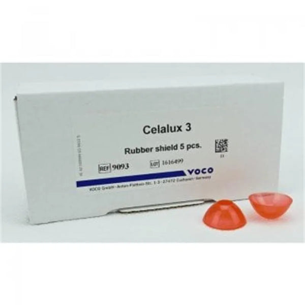 CELALUX 3 BESCHERMSCHILD ORANJE RUBBER X5ST.