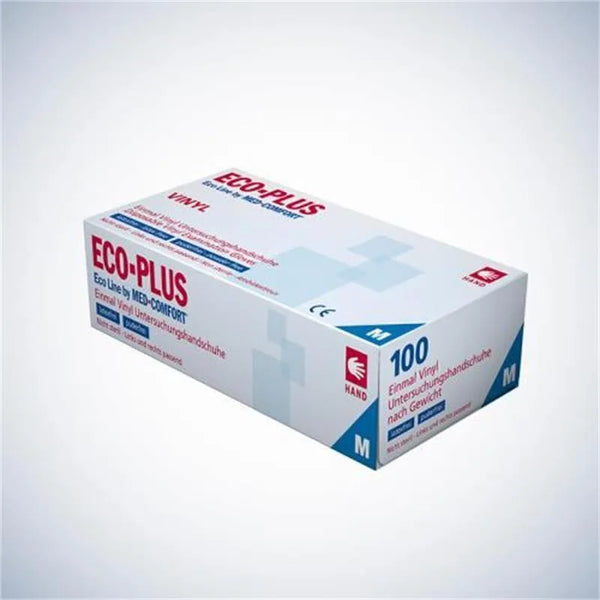 HANDSCHOEN VINYL PV WHITE SMALL X100ST.