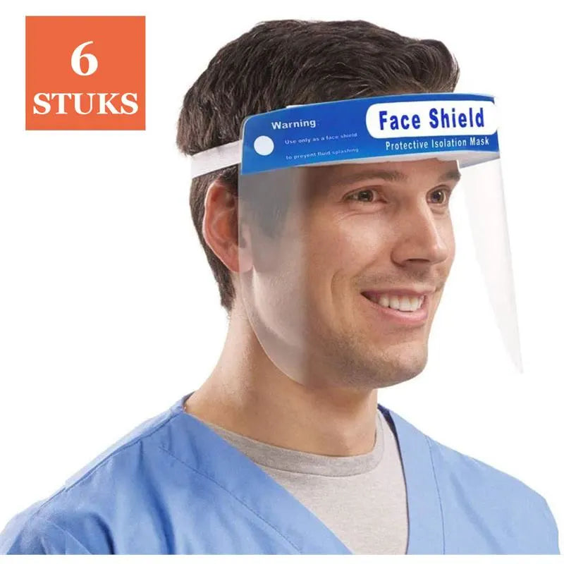 FACE SHIELD DOORZICHTIG X6ST.