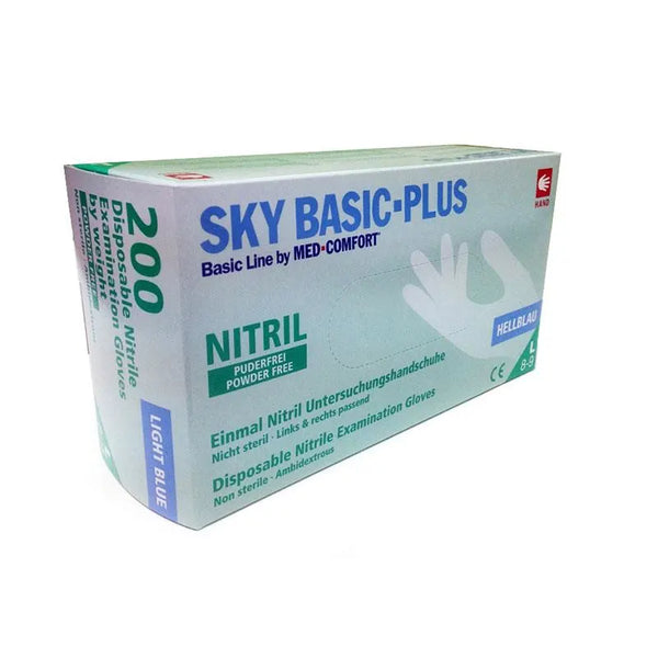 HANDSCHOEN SKY BASIC NITRILE POEDERVRIJ LARGE X200ST.