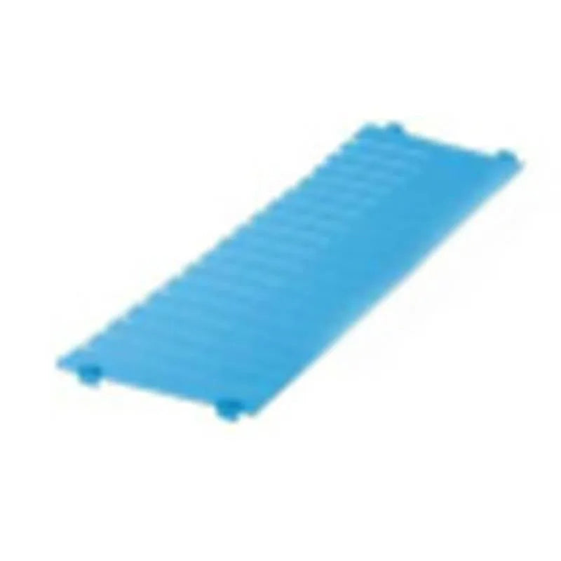 ABS LENGTE VERDELER BLAUW 600X200MM.