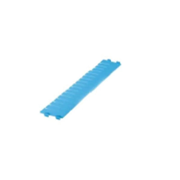ABS LENGTE VERDELER BLAUW 600X100MM.