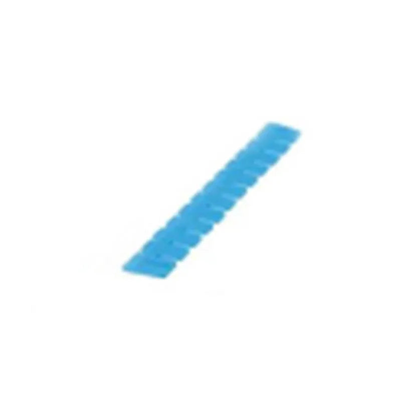 ABS DWARS VERDELER BLAUW 400X50MM.