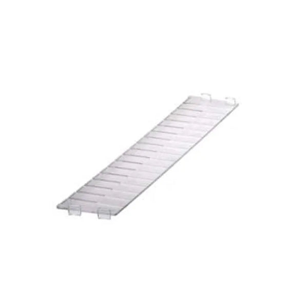 ABS LENGTE VERDELER HELDER 600X100MM.
