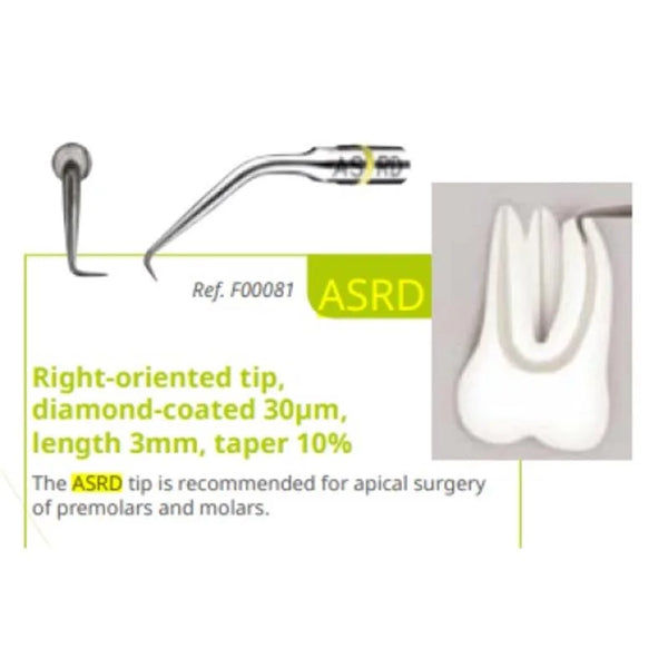 ENDOSUCCESS TIP ASRD RIGHT-ANGLED F00081