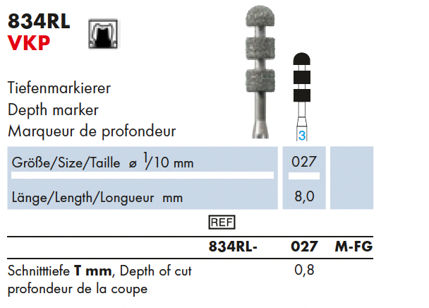 834RL.027M.FG    Dia-Instr. Diepte markeerder