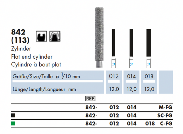 842.012C.FG    Dia-Instr.  Cilinder