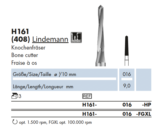 H161.016.FGXL     HM  Chir.  Lindemann