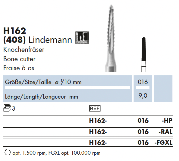 H162.016.FGXL     HM  Chir.  Lindemann