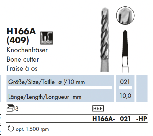 H166A.021.HP   HM-Allport Chir. Bot boor