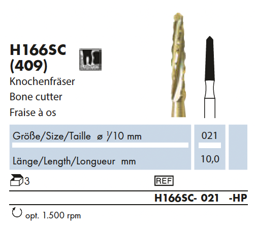 H166SC.021.HP   HM-Allport Chir. Bot boor