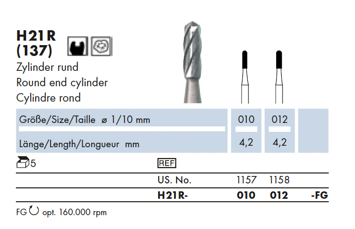 HM-Instr.  Cilinder rond