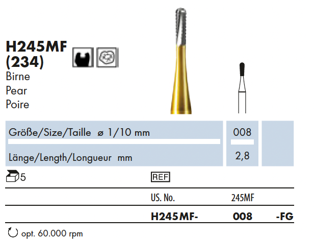 H245MF.008.FG    HM-Instr.  MF-Cut  Peer