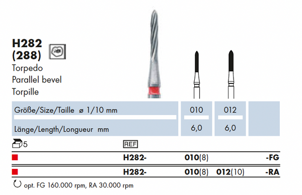 H282.010.FG    HM-Afwerking  Torpedo