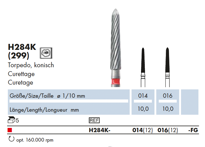H284K.014.FG    HM-Afwerking  Torpedo kon.
