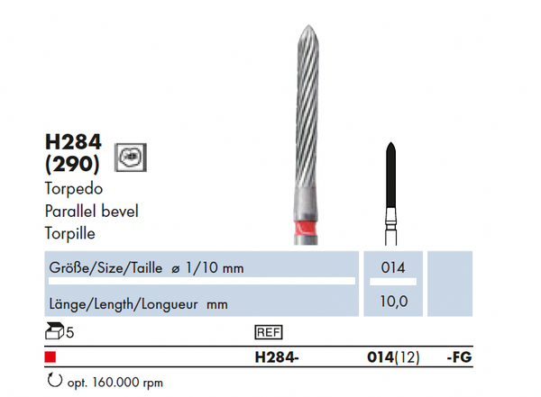 H284.014.FG    HM-Afwerking  Torpedo