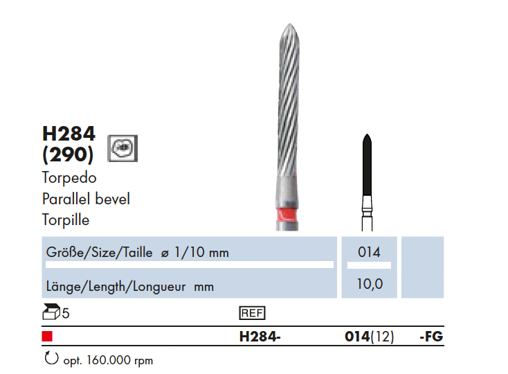 H284.014.FG    HM-Afwerking  Torpedo