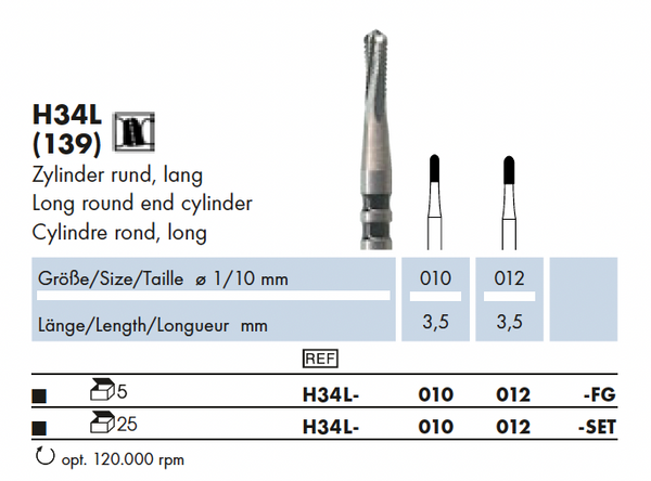 H34L.010.FG   HM-Instr.verwijdering kronen lang