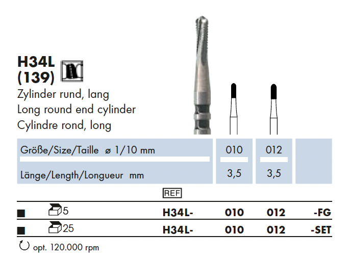 H34L.010.FG   HM-Instr.verwijdering kronen lang