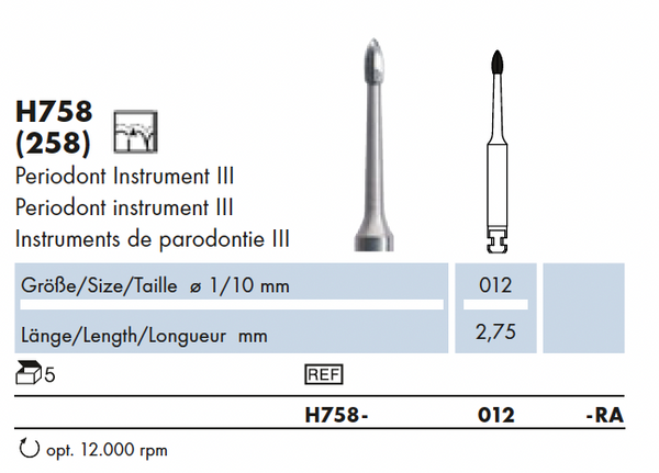H758.012.RA   HM-Fin.Periodont-Instr.III