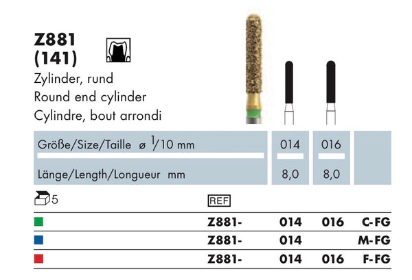 Z881.014C.FG   Abacus Dia-Instr. Cil. rond
