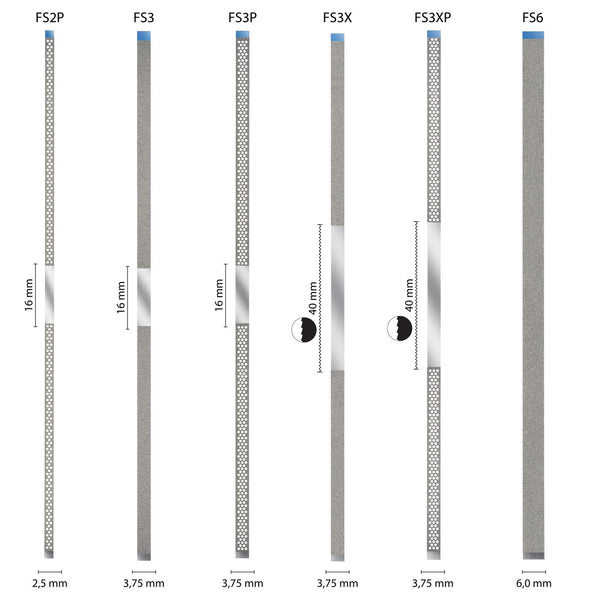 NTI DIAMANTSTRIPS 3,75MM GEPERFOREERD FS3
