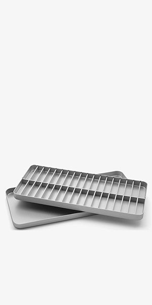 TRAY ENDO ALUMINIUM 257X116X16 REF 1003