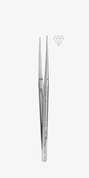 PINCET DIAMANTCOATED ROND RECHT 180MM REF 1049-D