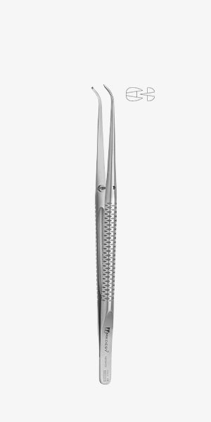 PINCET ROND 1X2 GEBOGEN 180MM REF 1050