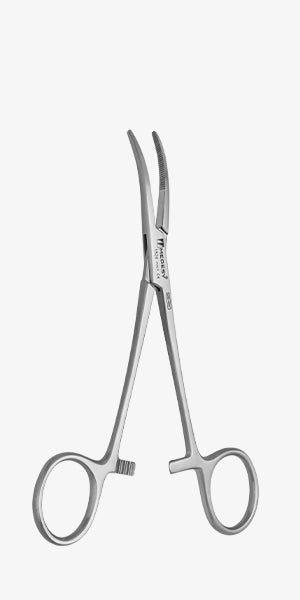 KELLY FORCEPS 140MM GEBOGEN REF 1524
