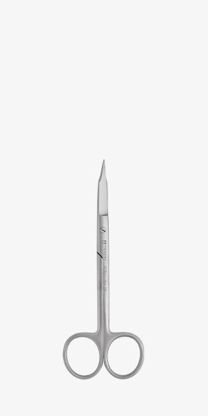 schaar chirurgie Goldmann-Fox 130mm gebogen ref 3519