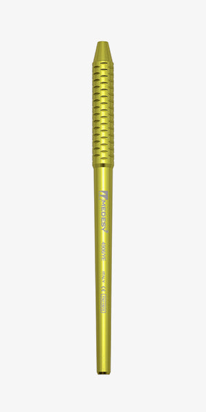 SPIEGELHEFT ALU DIA 8MM GEEL REF 4906-YE