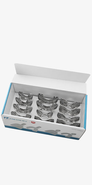 AFDRUKLEPEL EHRICKE GEPERFOREERD INOX 12ST REF 6003-KIT