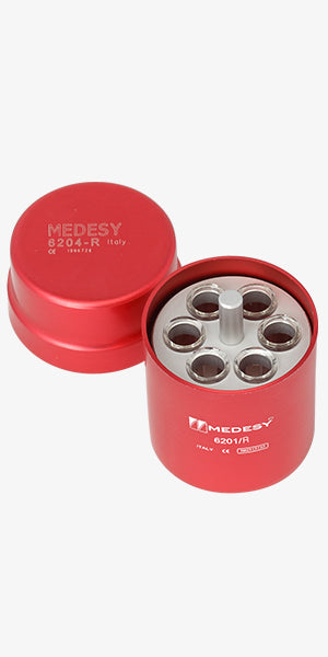 ENDODONTIC BOX ALUMINIUM RED