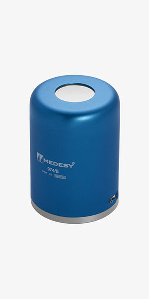 WATTENDISPENSER ALUMINIUM BLAUW 70X75 REF 974-B