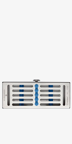 STERILISEERDOOS VOOR 5 INSTRUMENTEN 185X73X35MM REF 978/BL
