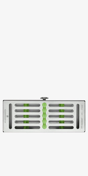 STERILISEERDOOS VOOR 5 INSTRUMENTEN 185X73X35MM REF 978/VE