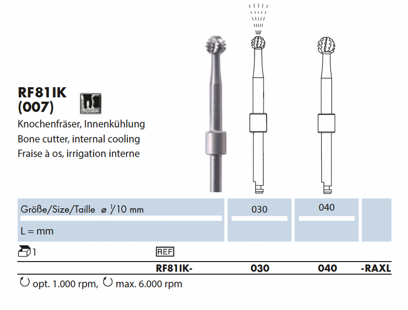 XL RF-Chir. Bot boor IK