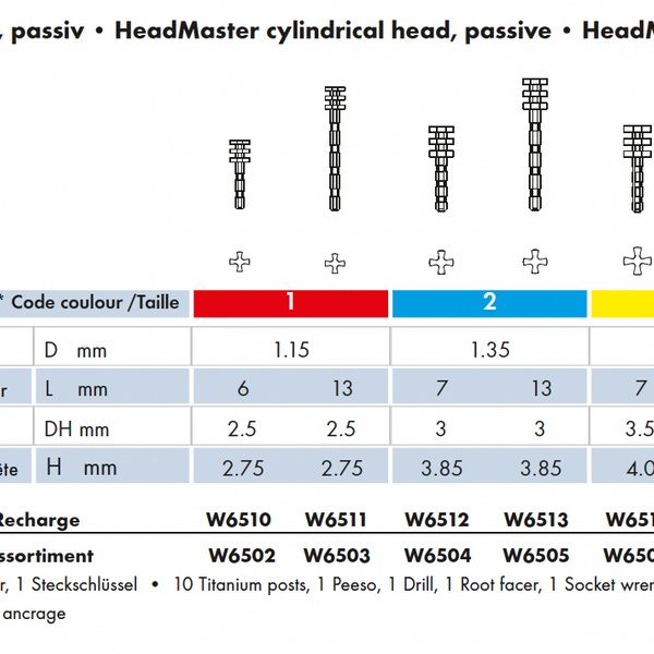 W6510  HeadMasterGr.1zyl.K.pass. 10NF
